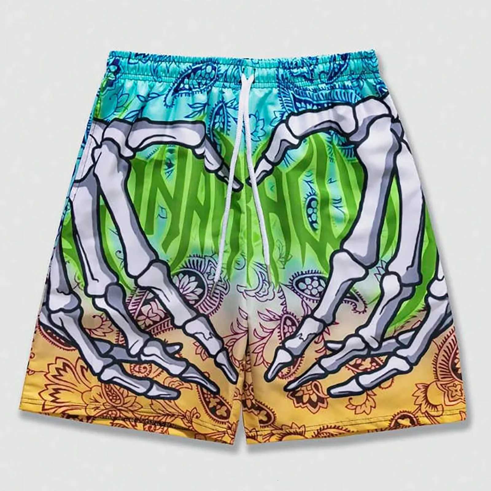 Mens summer skeleton shorts plus size casual mens thin sports running shorts mens jogging sportswear fitness sweatpantsXJ251025