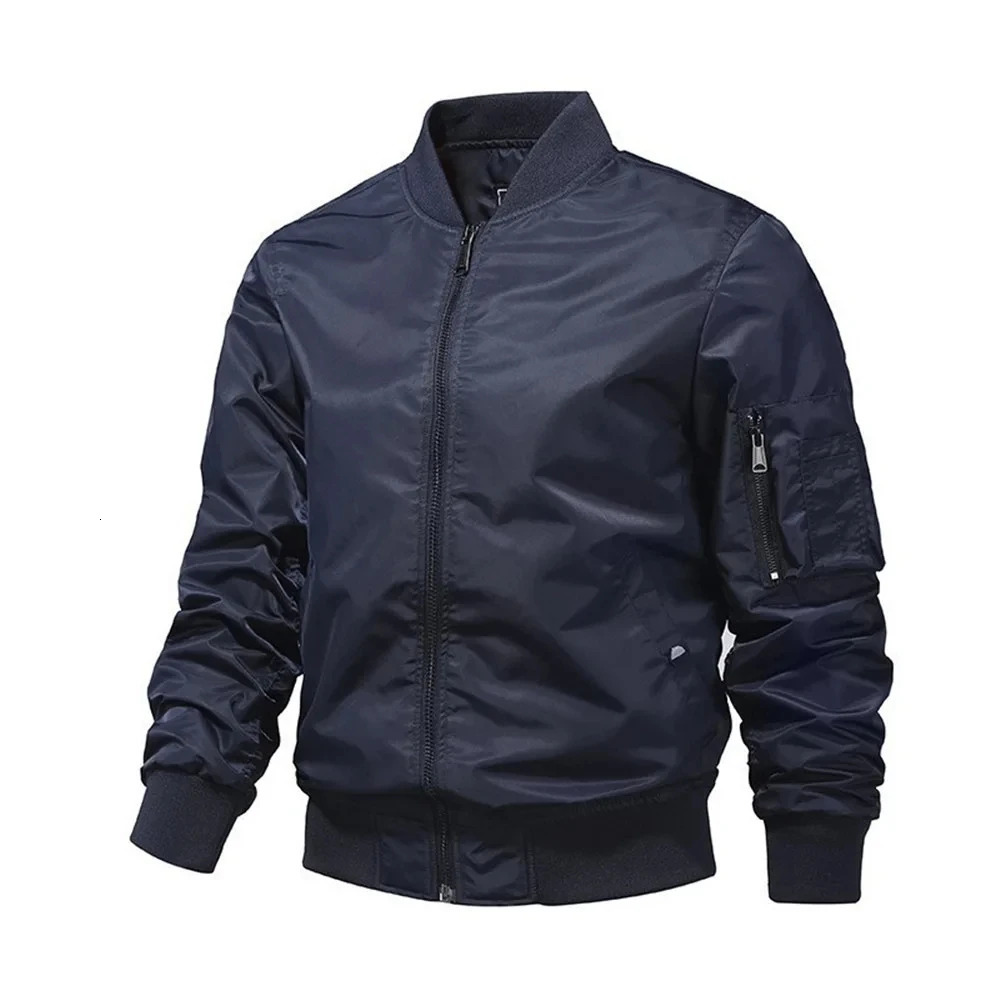 Mens Bomber Jacket Spring Autumn Male Baseball Jackets Pilot Men Outwear Army Green Coat Zipper Mens Tactical Uniform 251023
