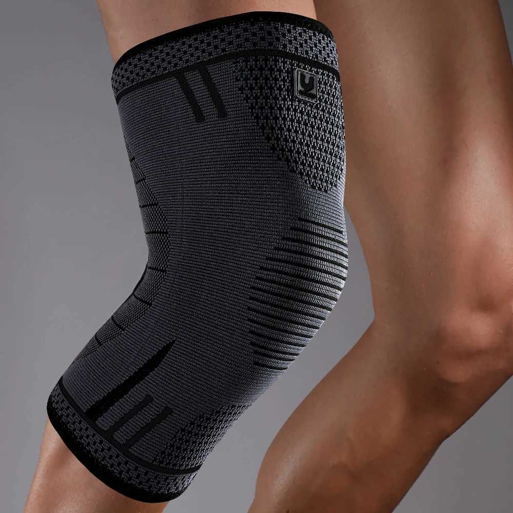 1 PC Knee Pads Strap Patella Medial Support Meniscus Silicone Compression Protection Sport Knee Braces Basketball Running Prot Y251024