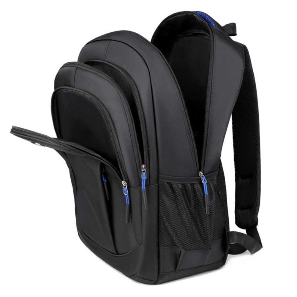 Classic Mens Business Backpack Largecapacity Student School Bag Oxford Waterproof Casual Travel Lightweight Laptop Backpack W251025