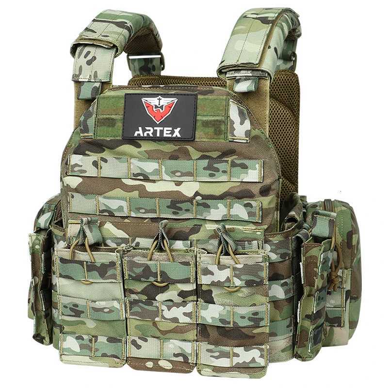 Artex 1000D Plate Carrier Quick Rease 6094K Tactical Vest Hunting Vest Protective Adjustab Mol Airsoft Vest Y251022