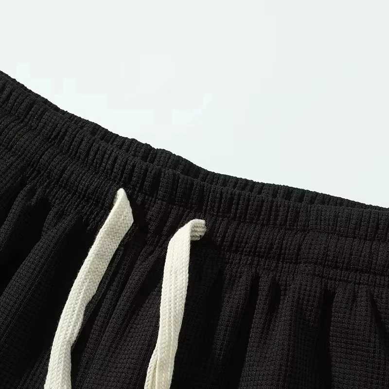 2025 spring and summer new mens solid color quiet 100 cotton shorts casual loose fashion wearXJ251025