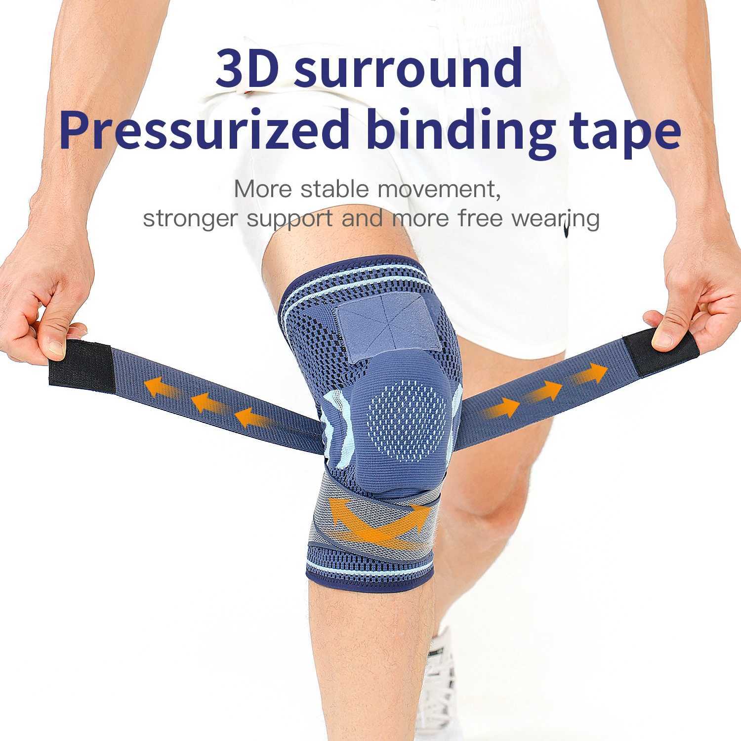1PCS Knee Brace Support Straps Knee Compression Sleeves for Men Women Meniscus Tear Arthritis Sports Joint Pain Relief Y251024