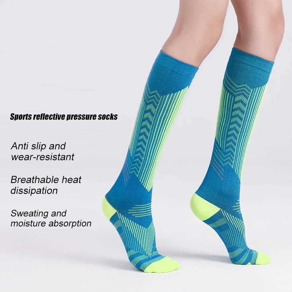 1Pair Breathable Compression Socks 1520 mmHg is Best Athletic for Men Women Running Flight Travel Nurses Pregnant Hiking Y251024