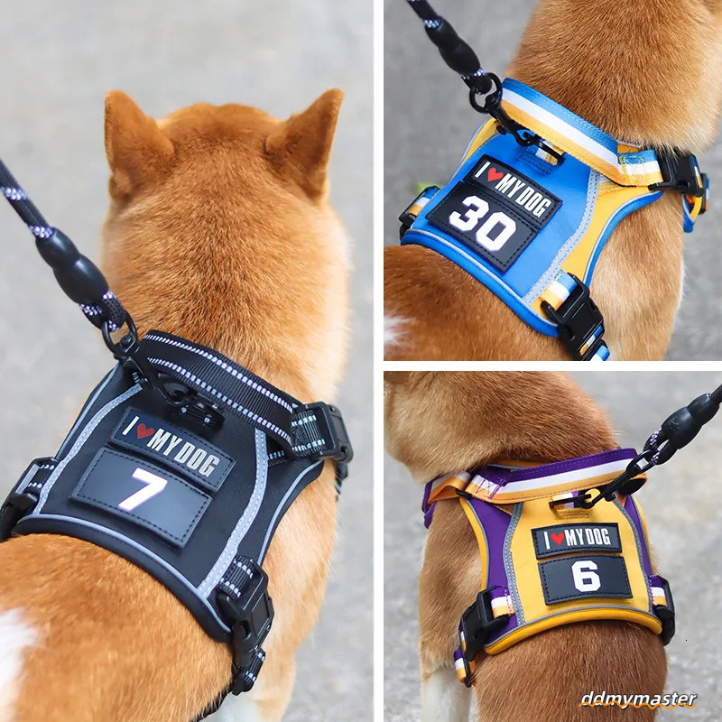 - Adjustable No Pull Dog Harness With A Handle, Reflective Soft Padded Pet Vest For Dogs, Extra Large Size Ddmymaster
