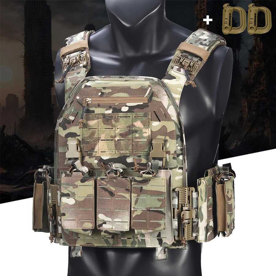 Outdoor multifunctional laser quick rease hunting vest shoulder and waist quick rease accories reinforced rib design Y251022