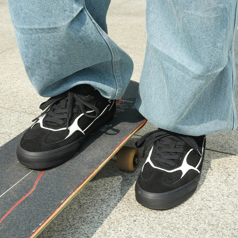 Goluck Casual Walking Shoes Suede Sneakers Mens Womens Skateboard shoes comfy durability cushioning trainers 251023CJ