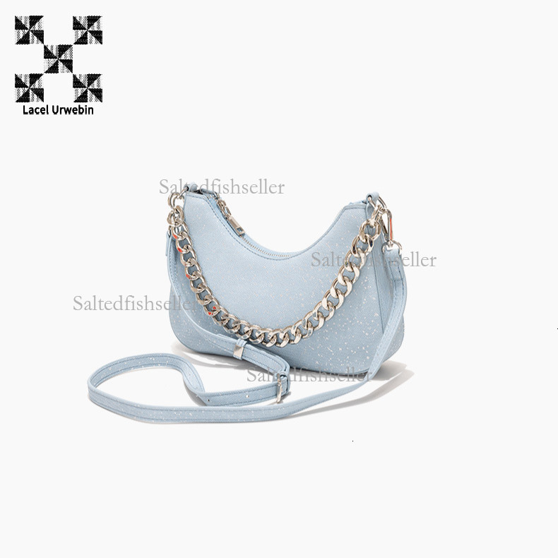 Lacel Urwebin Fashion Women's Bag 2025 New Stylish Underarm Chain Bag Ins Daily Commute Single Shoulder Crossbody Baguette Bag Free shipping