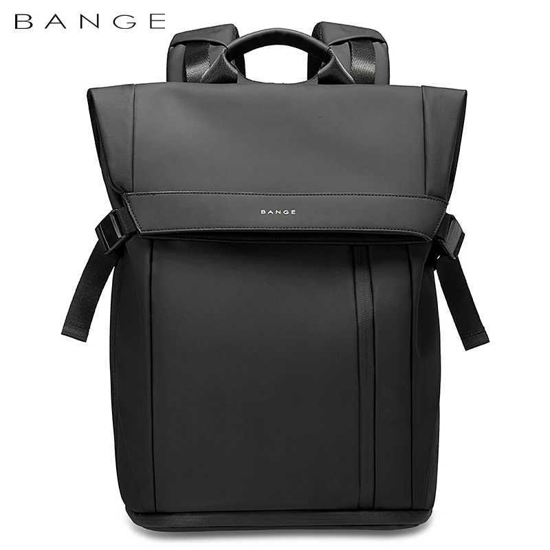 Bange Men Fashion Backpack 156 inch Multifunctional Waterproof Backpack Daily Travel Bag Casual School Rucksack with Buckle W251025