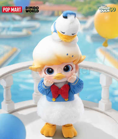 Disney POPMART DIMOO Donald Duck 18 Action Figure Toy Gift Cute Doll Figurine H251025