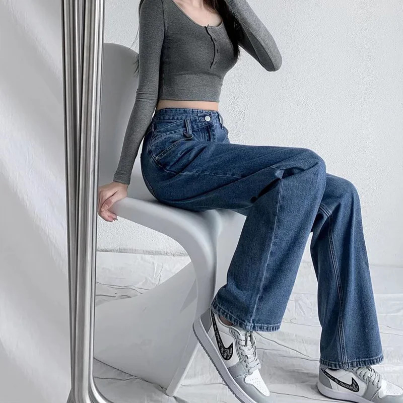 1970s Retro Crossbody Highwaist Slimming Dragon Straightcrotch Long Pants Women Summer Cotton Material 251023