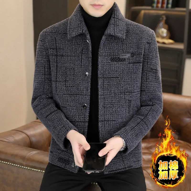 2023 Winter Warm Business Casual Woolen Jacket for Men Fashion Slim Fit Casual Short Trench Coat Windproof Jacket Office SocialT251025