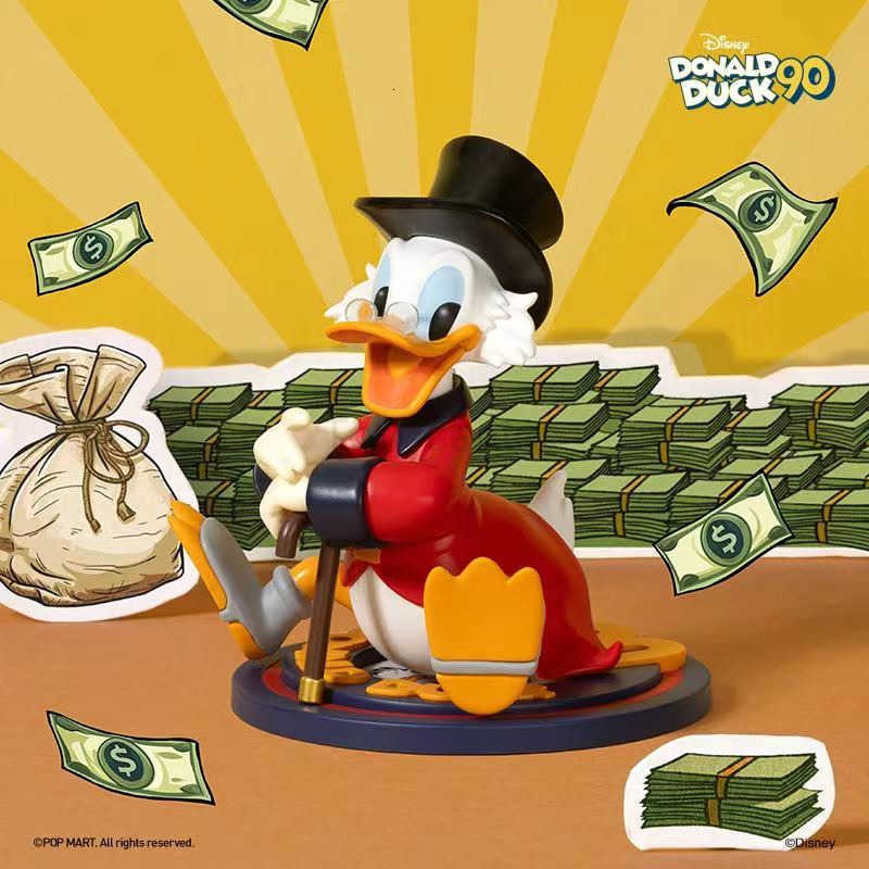 Disney POPMART Donald Duck 90th Anniversary Series Blind Box Bubble Mart Cute Ornament Trendy Toy Figurine H251025