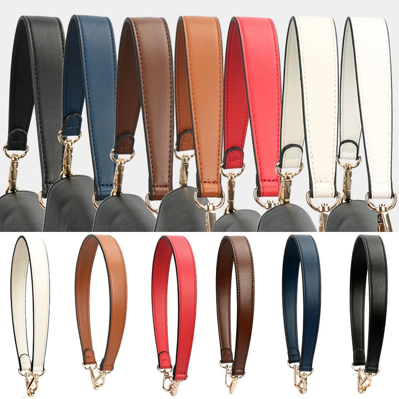 100 Genuine Leather 3649cm Bag Strap Replacement Shoulder Bag Wide Strap Short Leather Belt For Bags Handbag Handle 251022
