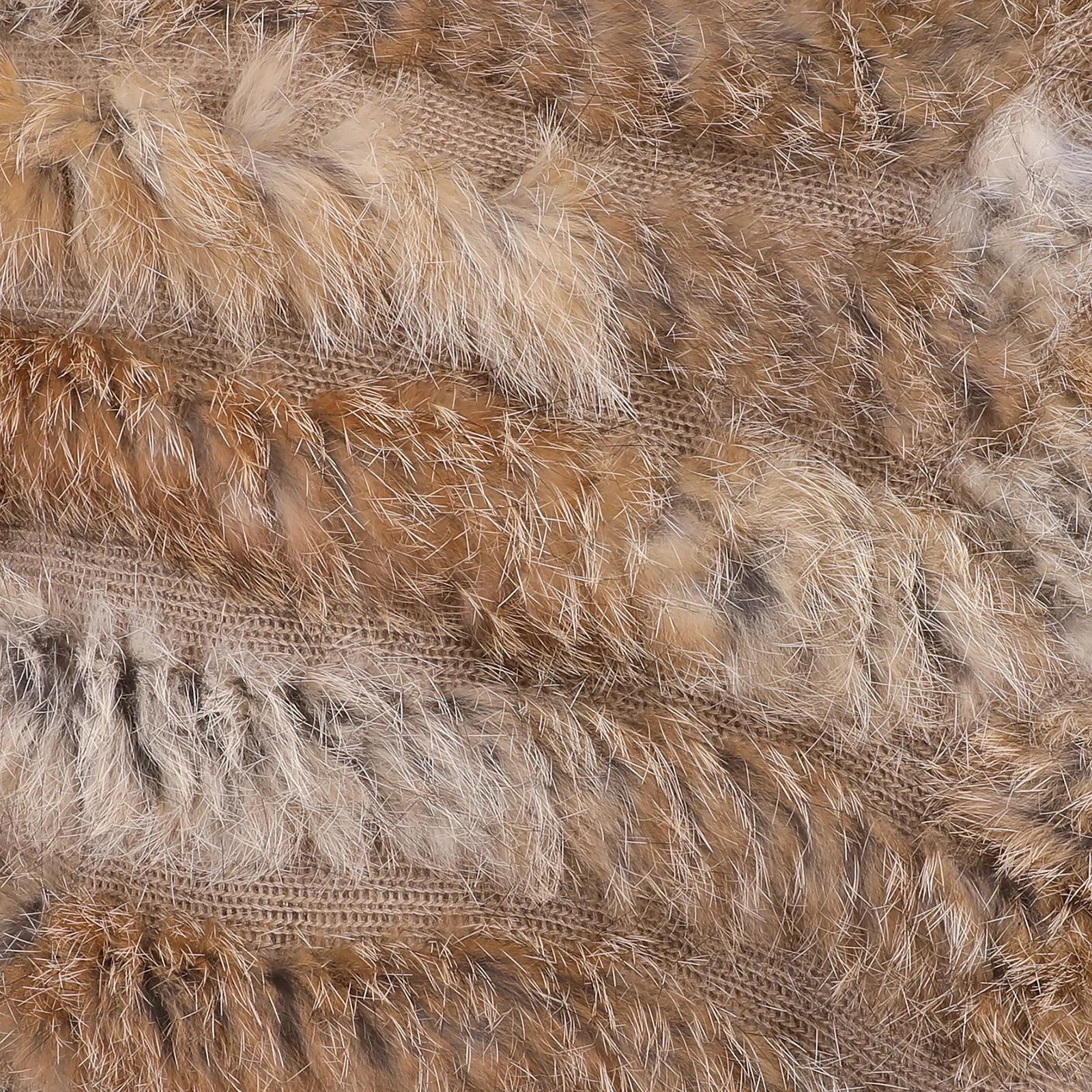 Womens Winter Pullover Poncho Real Rabbit Fur Knitted Cape With Raccoon Fur Trim Collar Lady Shawl Wraps 251024