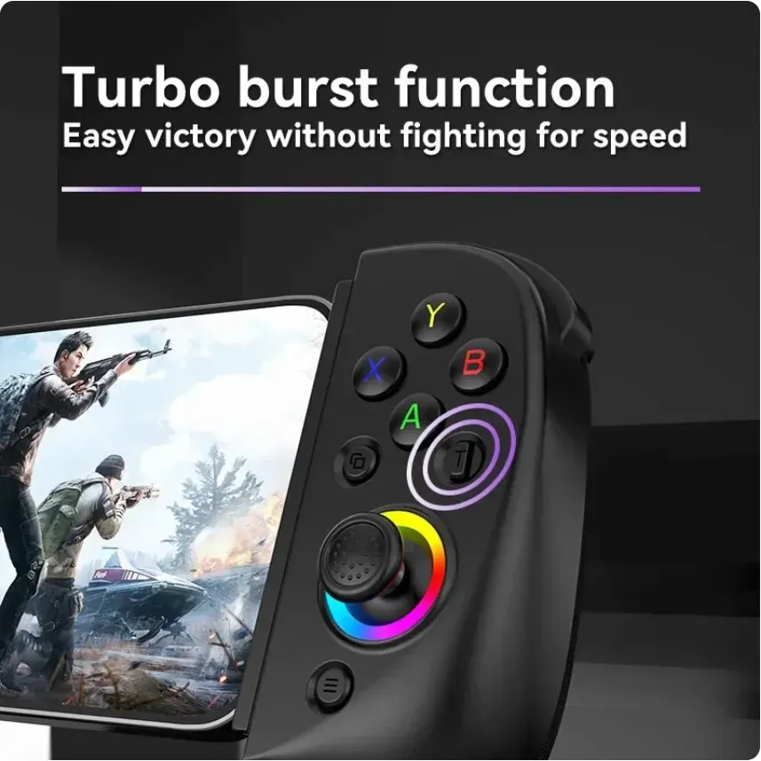 Hot New Telescopic Gamepad Controller Joystick Turbo 6-axis Gyro Vibration Wireless Bluetooth 5.2 for Android IOS PS3 PS4 Switch IPad