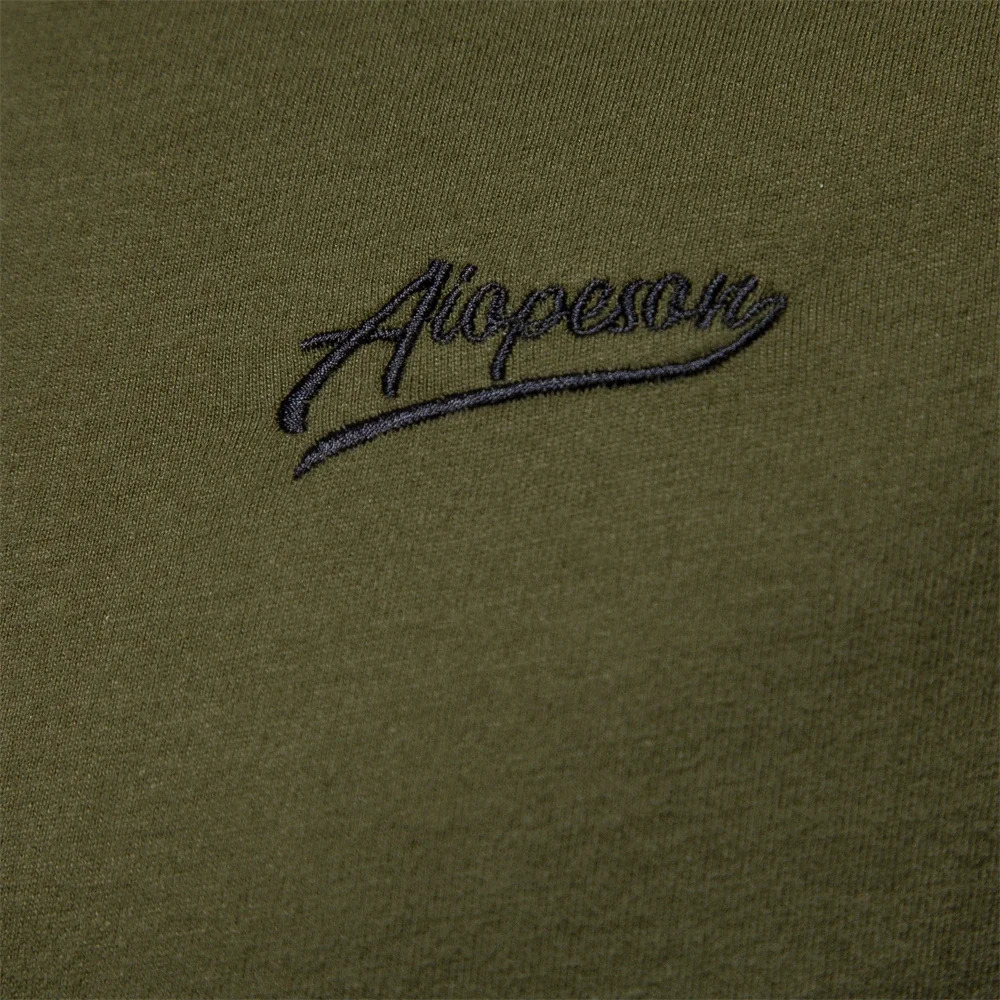 AIOPESON Mens Tshirts 100 Cotton Long Sleeve Oneck Pactwork Casual T Shirts for Men Spring er Tees Men Clothing 251020