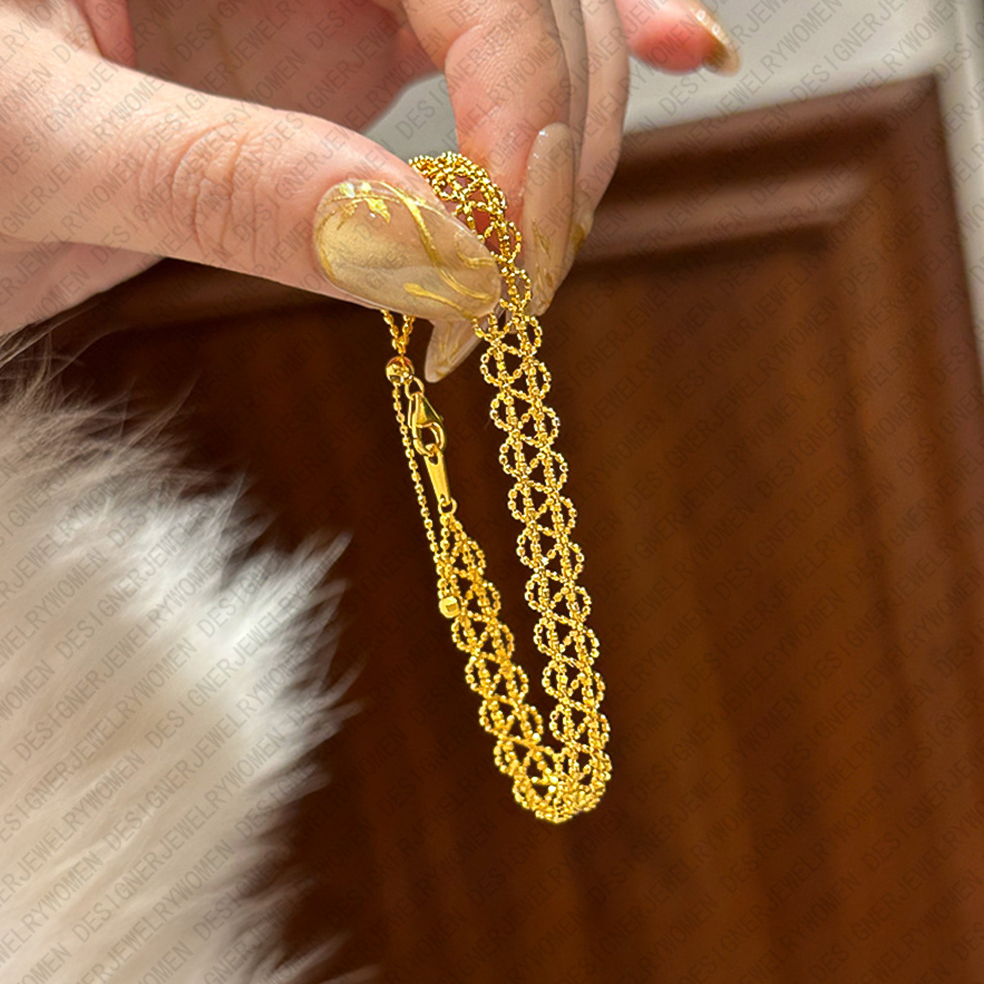 Designer Bracelet Bracelet for Women Lace Bracelets Wavy Bangle Satin Bangles Luxury Jewellery Designer for Women Elegant Romantic Minimalist Timeless