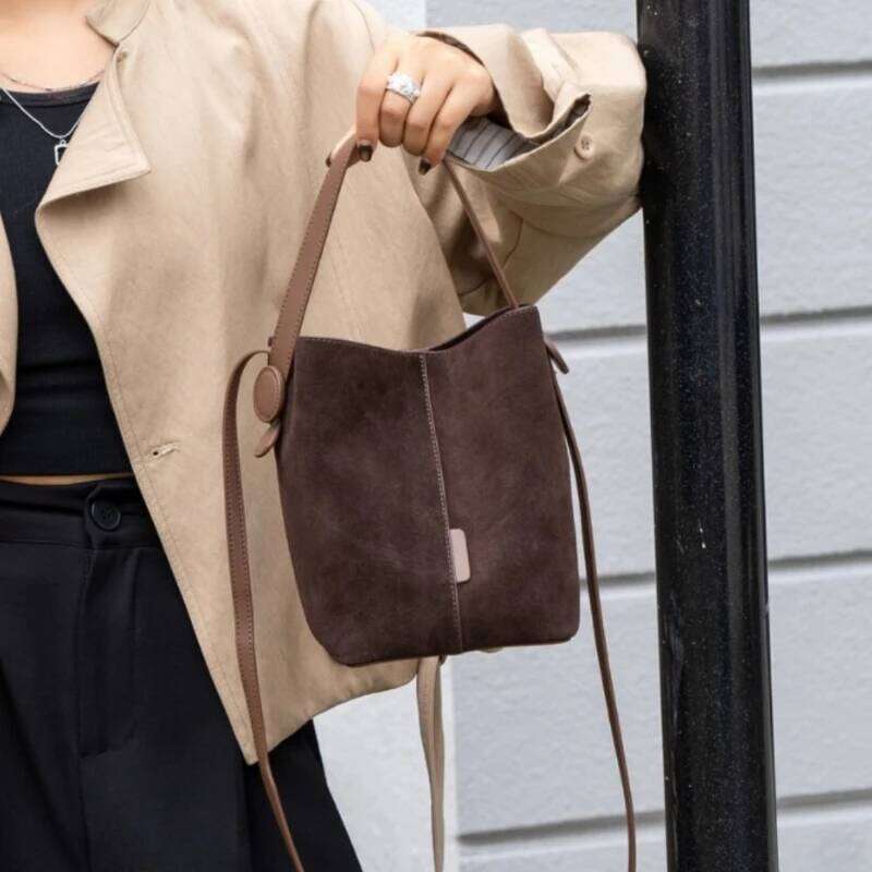Jonlily Women Genuine Leather Shoulder Female Handbag Totes Casual Crossbody Bucket Daybag Commuter Bag Purse -Kg2069 251025