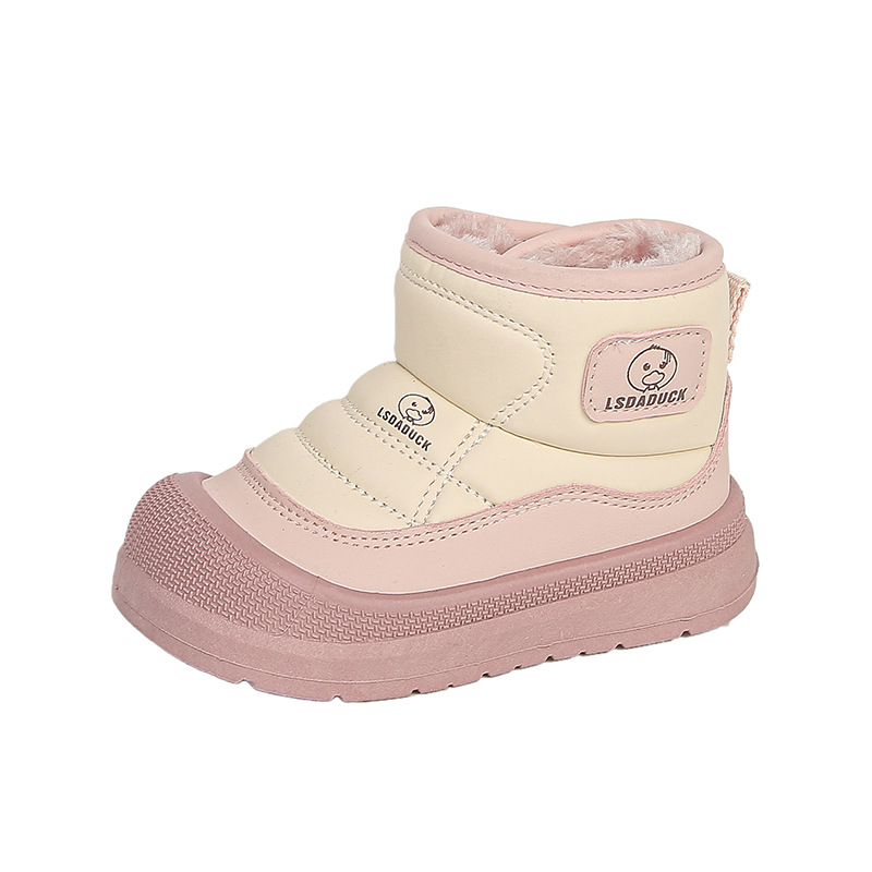 Toddler Boots Kids Ankle Boots for Boys Girls Littlesprouts Child Plush Fur Warm Winter Boots Shoes Sizes 21 - 32 L1198