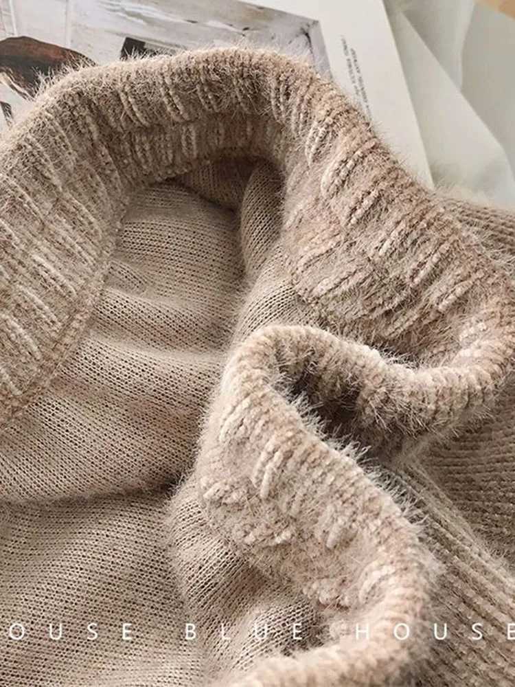 Winter Big Size 5xl Knit Imitation Mink Pants Warm Womens Wide Leg Trousers Korean Fashion Thick Velvet Straight Sweatpants NewT251025