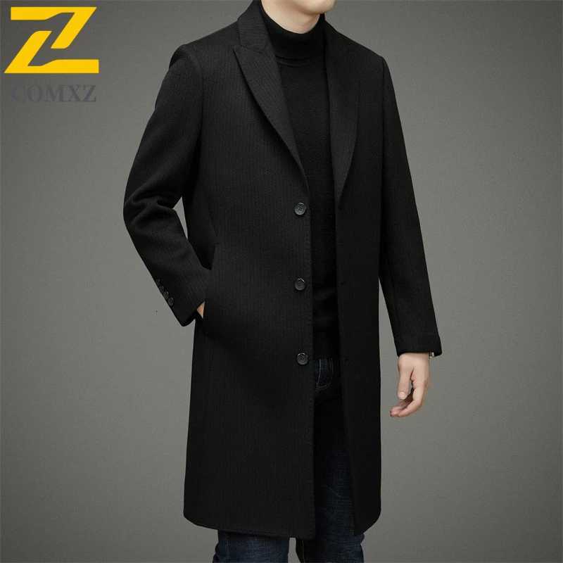 Premium Wool Overcoat Male 2025 Winter High Quality Double Faced Business Casual TrenchCoat Classic Anti Pilling Comfort JacketT251025