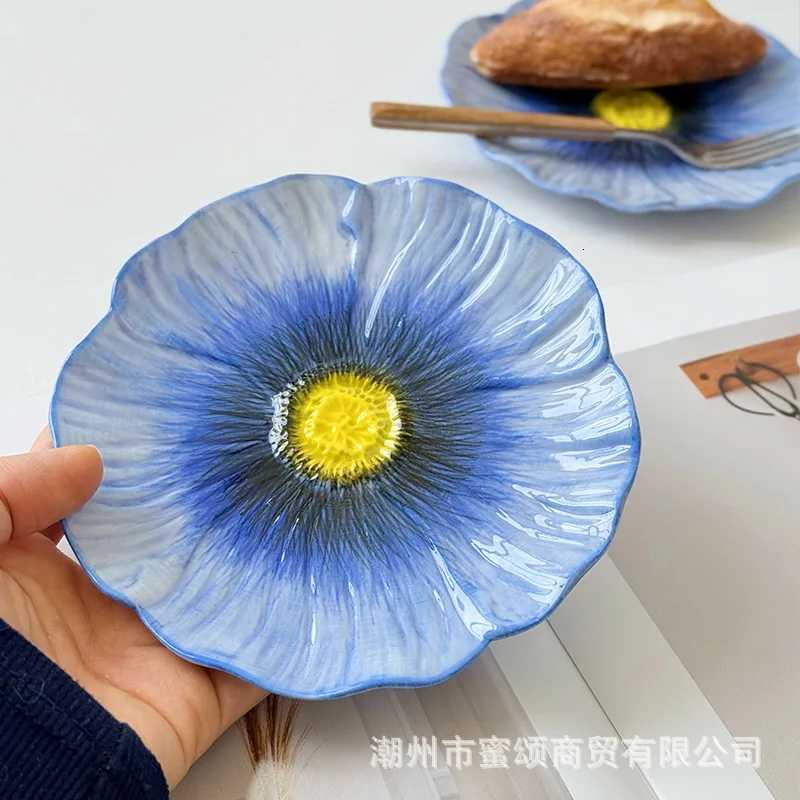 Ceramic Sushi Dish Restaurant Appetizer Tableware Molecar Cuisine Tableware Dessert Snack Plate Dipping Sauce Fruit Platter Y251025