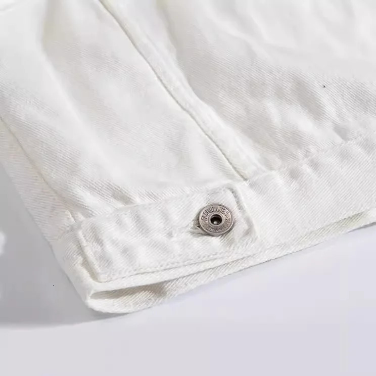 Customized Mens High Quality Denim Jacket Doing Old Hole Crafted Button Down 251017