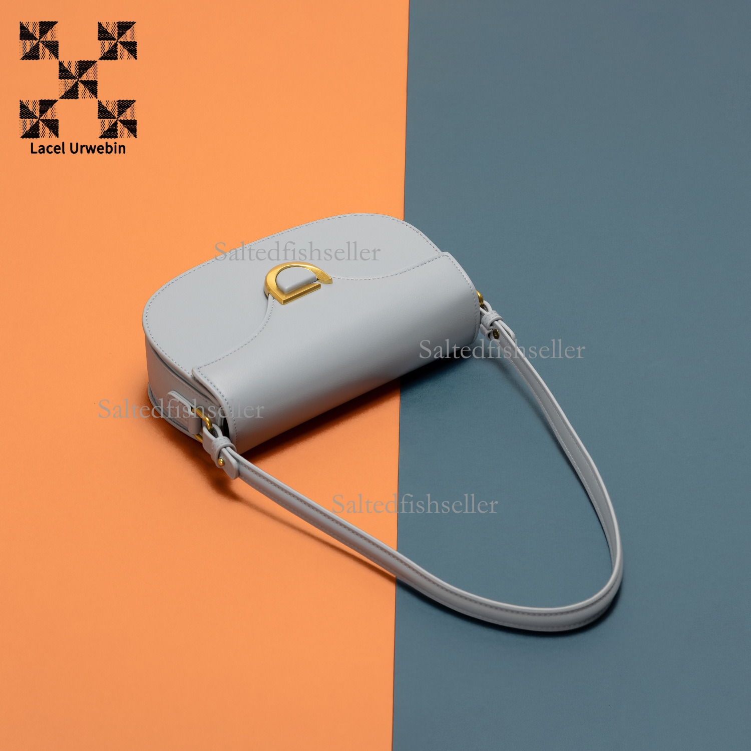 Lacel Urwebin Designer Fashion Simple Commuter Handbag Luxury Spring/summer Simple Saddle Bag Versatile Single Shoulder Crossbody Bag Mini Phone Bag