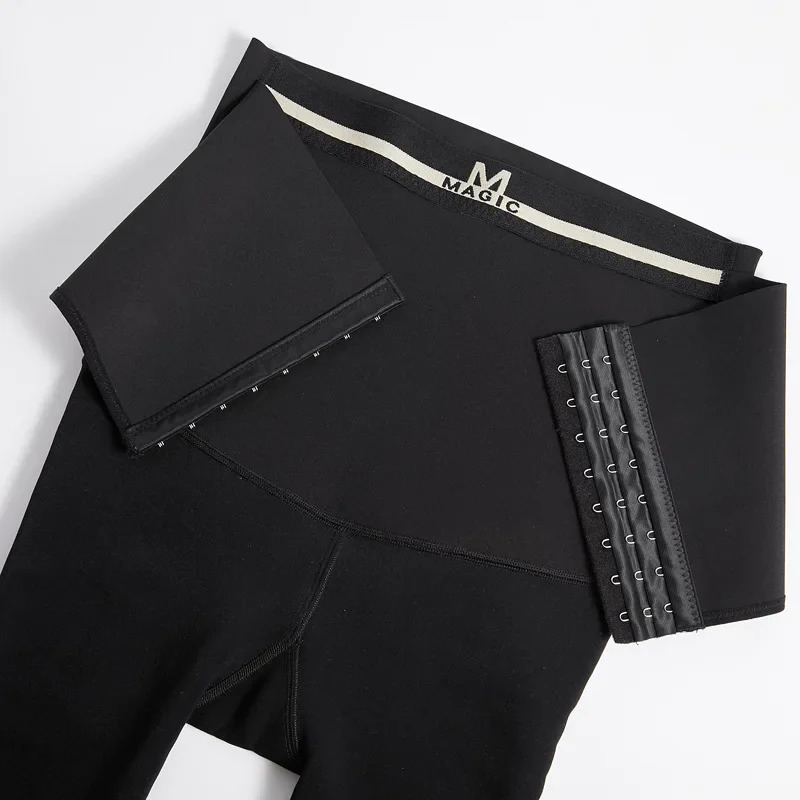 High Waist Thickened Fleece Womens Leggings Three Buttoned Slimming Butt Lifting Integrated Pants Autumn Winter plus Size 251018
