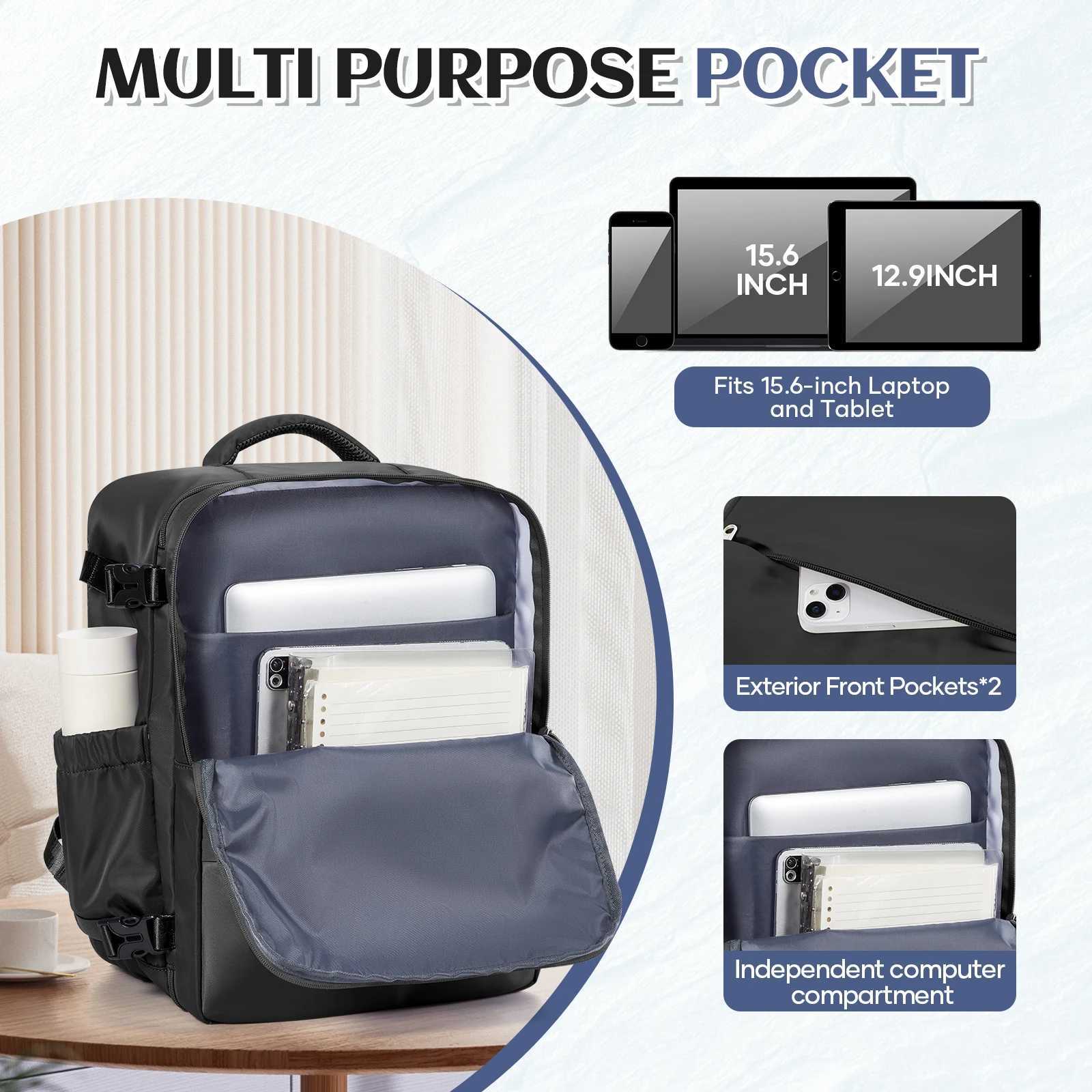 Travel Backpack Ryanair 40x30x20 Short Distance Cabin Bag Luggage Backpack Female Backpack Business Work Laptop Backpack for Men W251025