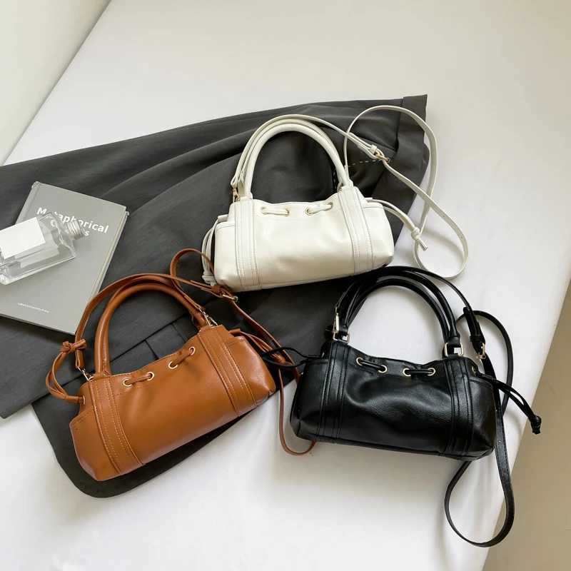 LEFTSIDE PU Leather Small Bucket Crossbody Bags Lady Shoulder Bag for Women 2025 New Fashion Short Handle Handbags and Purses Z251024