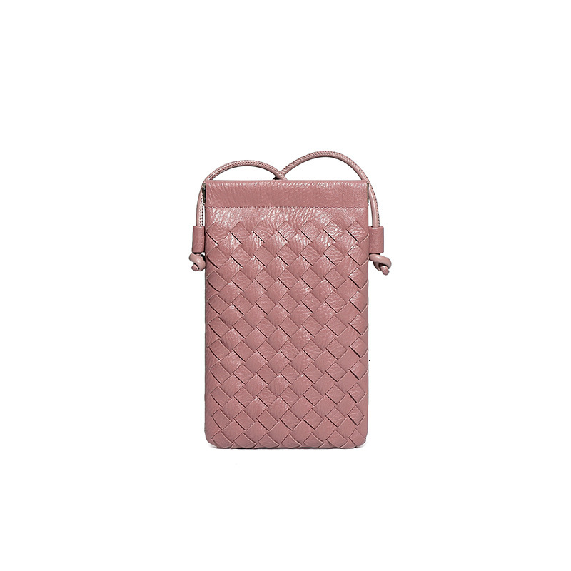 Luxury Brand Designer Bag Fresh Mini Woven Phone Bag Exquisite Small Simple Fashion Shoulder Bag Women Casual Texture Versatile Crossbody Bag