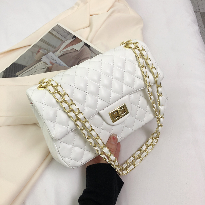 Luxury Brand Designer Bag 2025 Summer New Style Fresh Green Diamond Chain Bag Trendy Versatile Small Square Bag For Women
