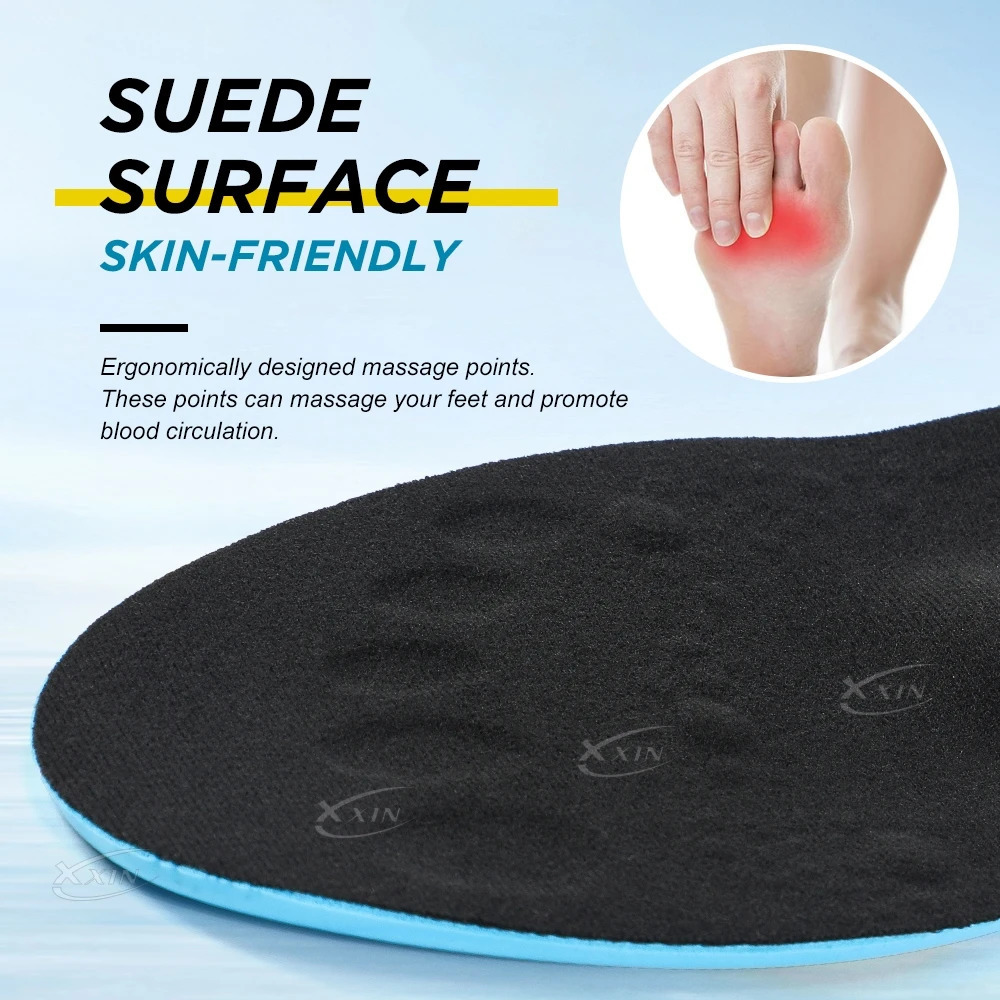 XxinArch Support Insole Air Cushion Shock Absorption Shoe Insoles Soft Gel Shoe Pad Size 35251020