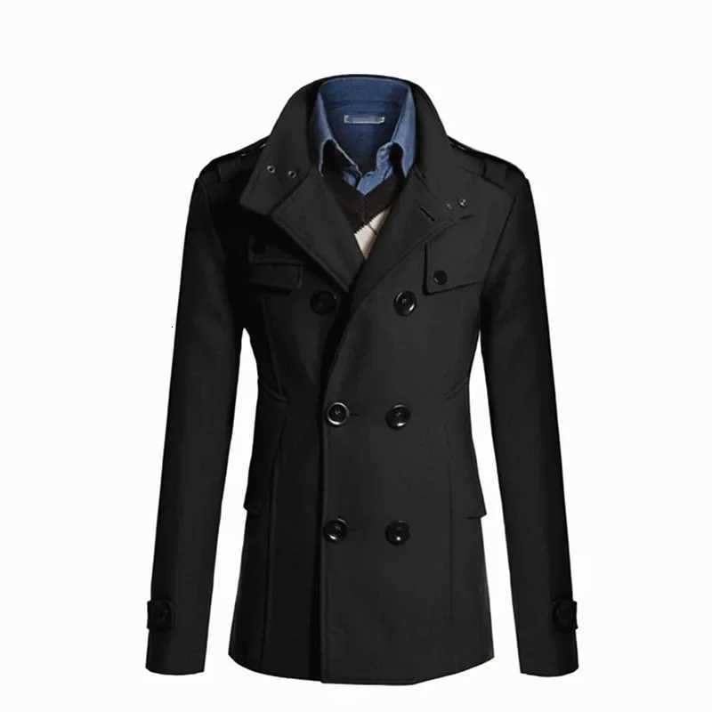 MRMT 2025 Brand New Mens Wool Overcoat for Male Long Suit Men Woolen Windbreaker Man Woollen Coat Outer Casual Wear ClothingT251025