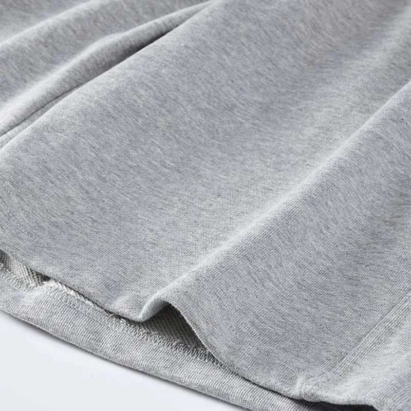 2025 spring and summer new mens solid color quiet 100 cotton shorts casual loose fashion wearXJ251025