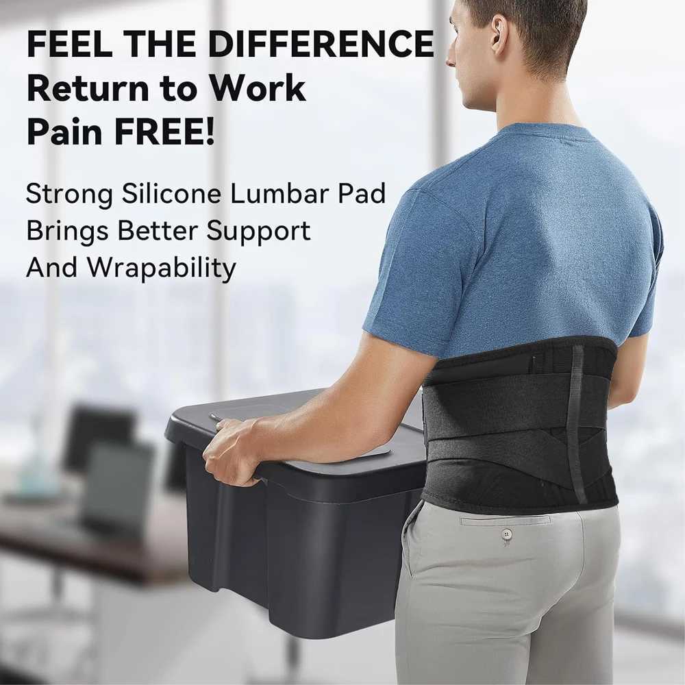 Sports Back Brace for Men Lower Back Pain for Sciatica Herniated Disc Scoliosis Breathable Back Support Belt for Women Work Y251025