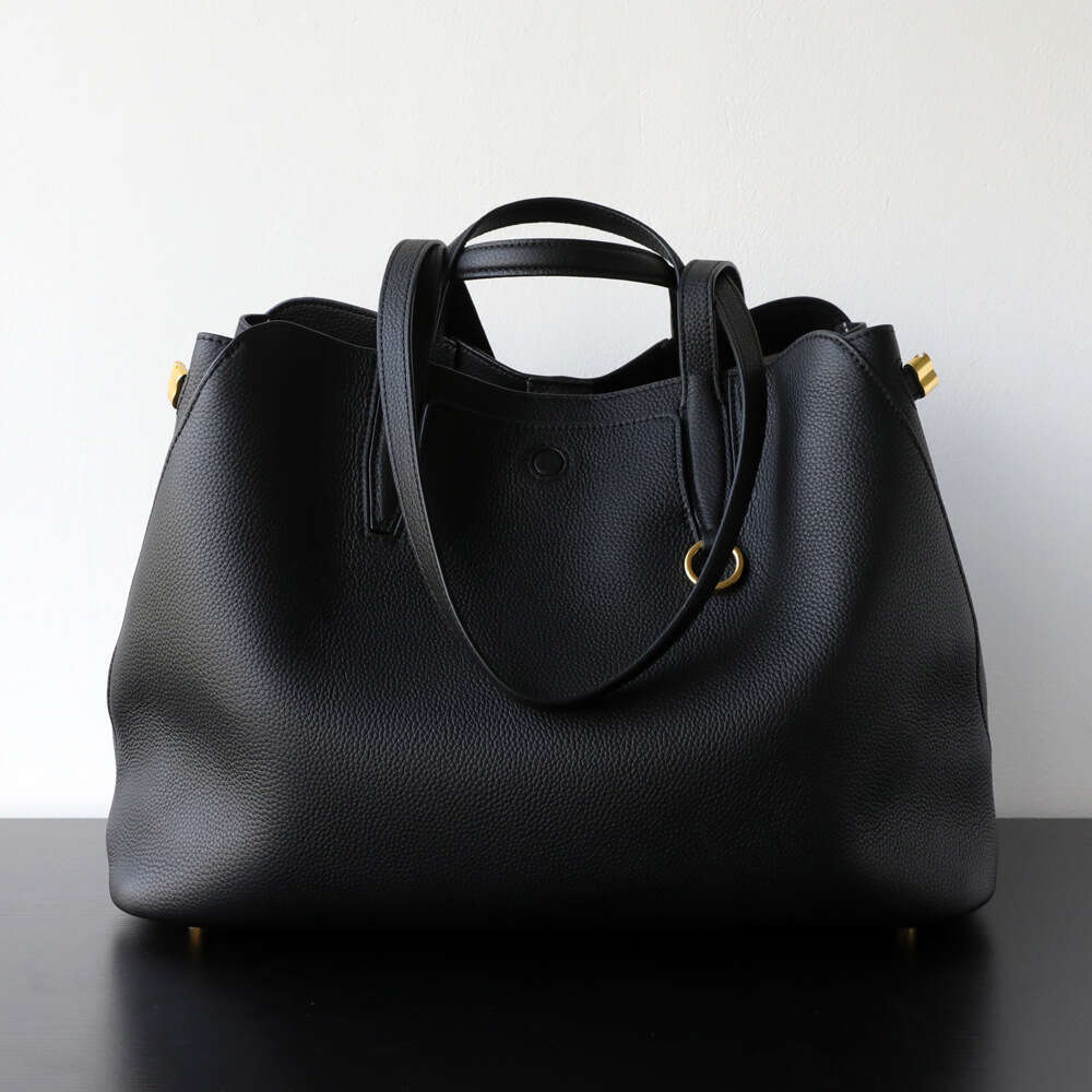 Niche Light Luxury Fashion Versatile Capacity Tote For Women Commuting Casual Shoulder Handbag Top Layer Cowhide Large Bag High Quality High Quality