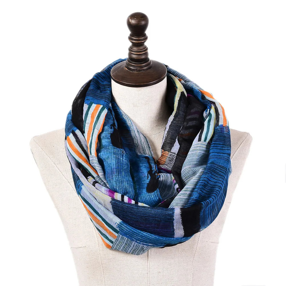 Autumn Winter Women Infinity Scarves Warm Neckerchief Cable Ring Scarf Loop Shawl Circle Snood Foulard Femme Echarpe 251020