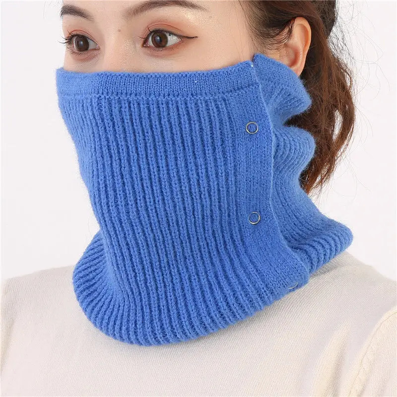 Instant Face Cover Plain Neckerchief For Women Detachable Pullover Scarf Neckcover Ooutdoor Windproof Warm Collar 251020