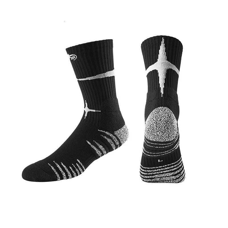 Towel Bottom Basketball Socks for Men Women Non Slip Ankle Support Long Tube Breathable Football Socks Unisex Y251024