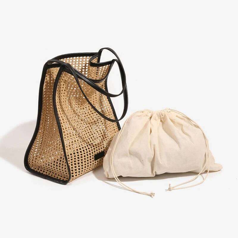 Hollow Out Weave Beach Bag For Women Designer Handbag And Purse New In Casual Vacation Large Capacity Tote Shoulder Bags 251023 1025