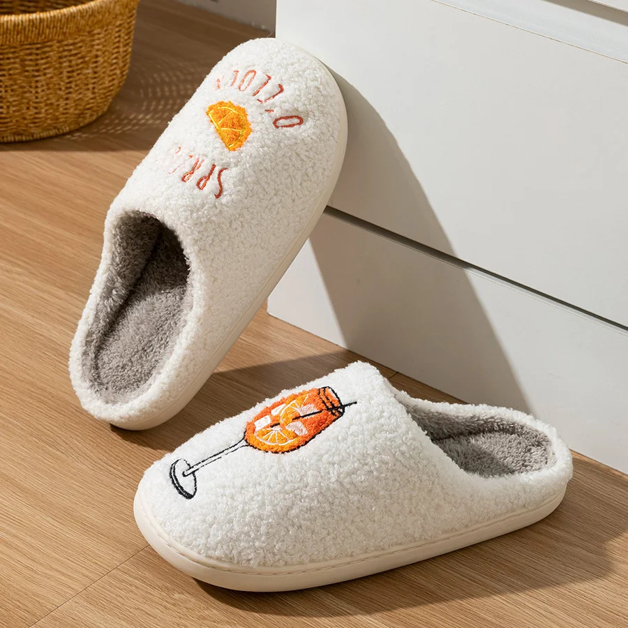 Aperol Spritz Womens Slippers Spritz OClock Cozy Comfy Fluffy Slippers Party Bridal Shower Girl Mom Daughter Gift251020