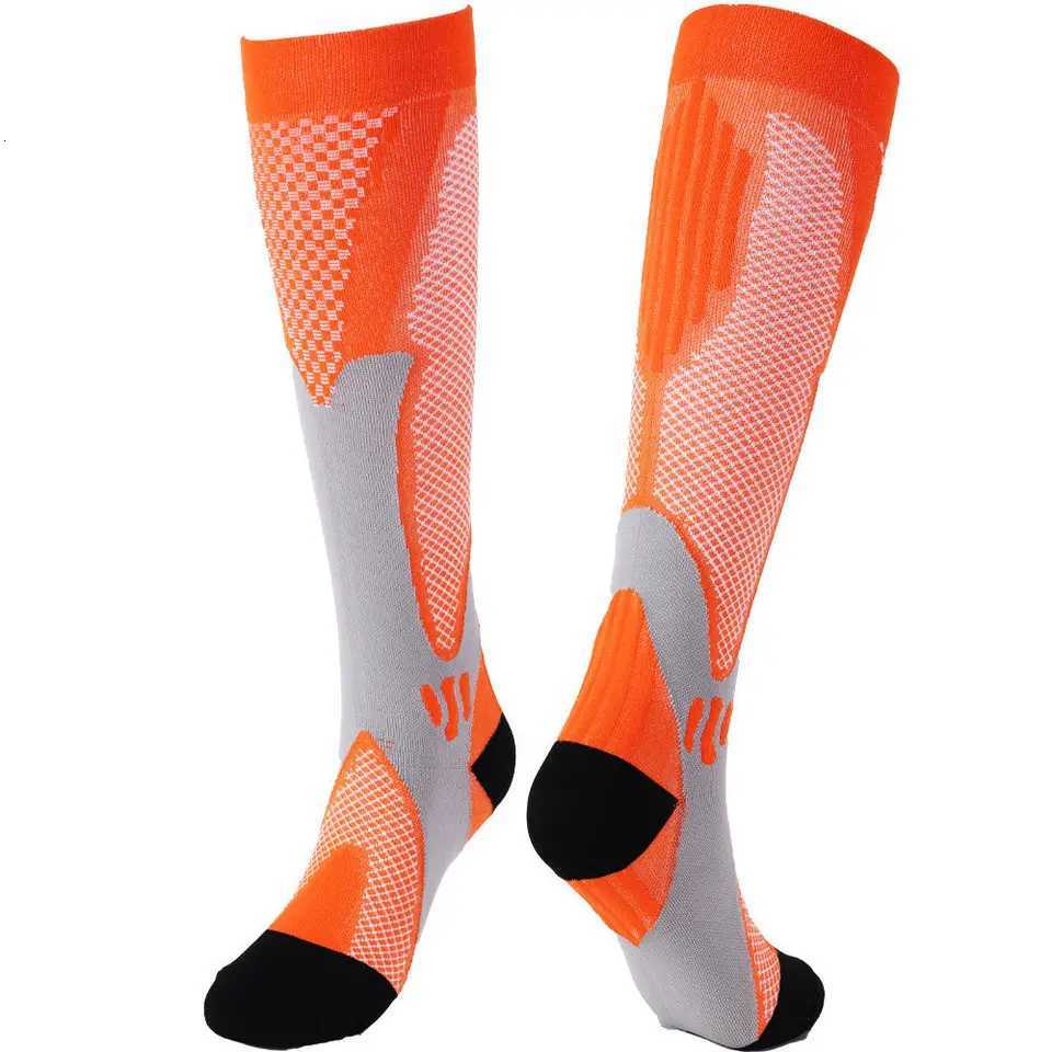 Running Men Women Compression Socks For Football Anti Fatigue Pain Relief 2030 mmhg Black Compression Socks Fit For Sport Socks Y251024