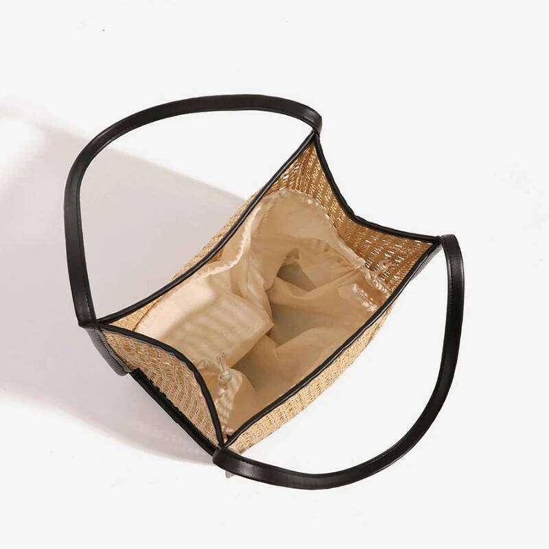 Hollow Out Weave Beach Bag For Women Designer Handbag And Purse New In Casual Vacation Large Capacity Tote Shoulder Bags 251023 1025