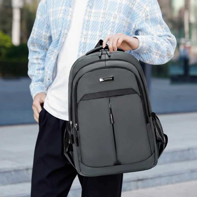 Oxford Cloth Backpack With Adjustable Shoulder Straps Waterproof Large Capacity Daily Commuting Computer Bag Casual Backpack W251025