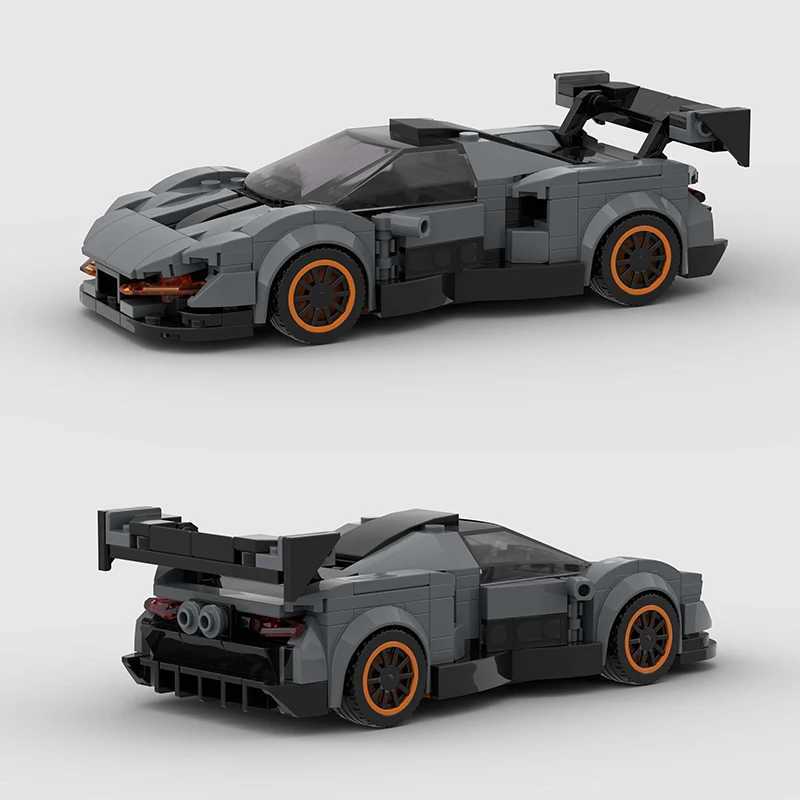 Hot MOC 765lt City Speed Racing Car Sports Building Blocks Bricks Technique Supercar Racers Vehicles Kits Toys Gift C251023