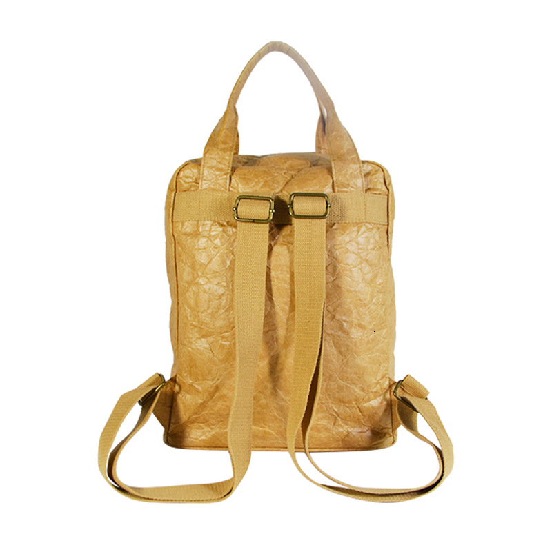 New European and American Fashion Retro Designer Backpack Minimalist DuPont Paper Handbag Waterproof and Tearproof College Student Backpack