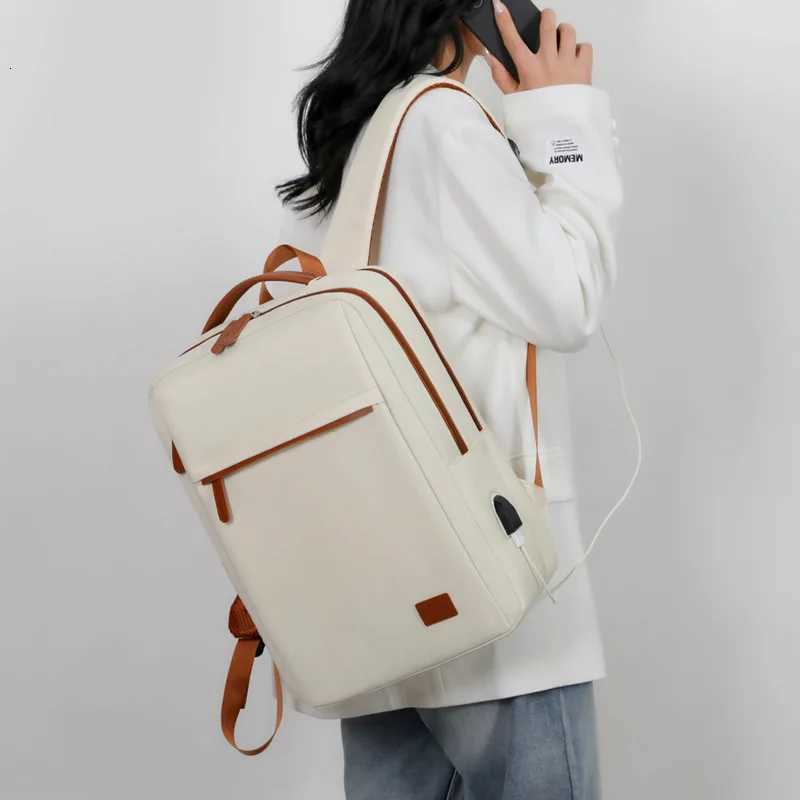 Womens Backpack New Waterproof Oxford Business Laptop Bags Mens Travel Backpacks Large Capacity Student School Bag W251025